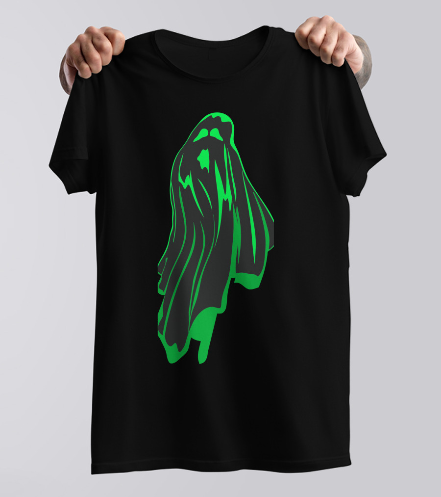 Comedy Horror Green Ghostly Phantom T-Shirt