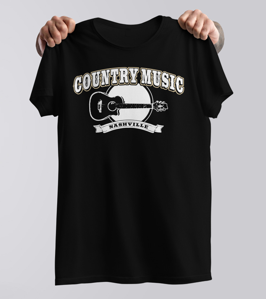 Country Music Nashville Guitar T-Shirt