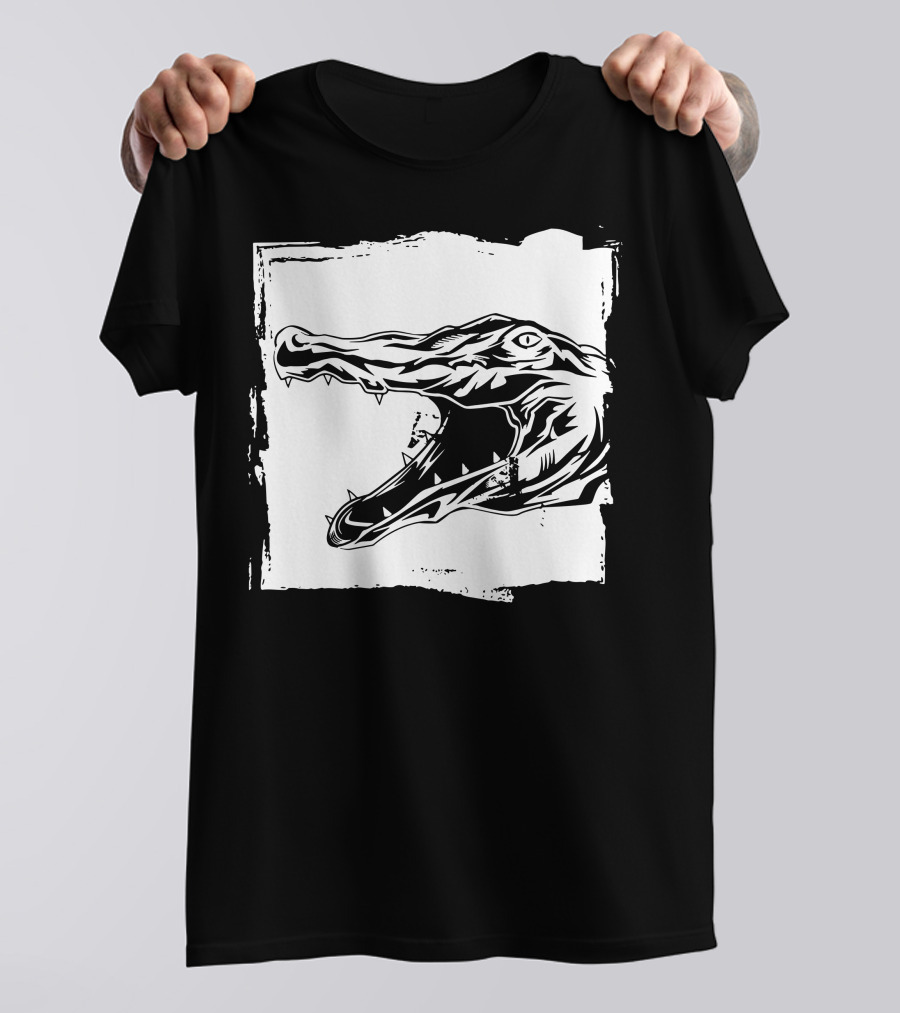 Crocodile Reptile Alligator Fierce T-Shirt