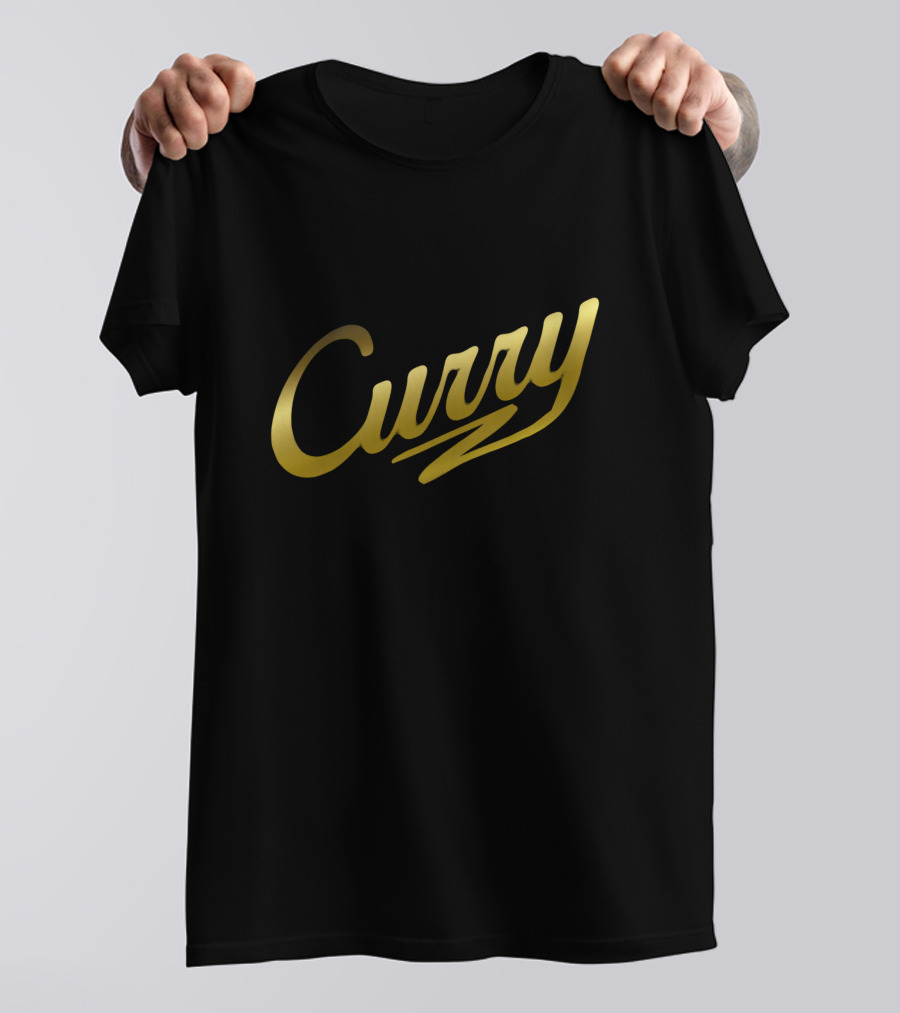 Curry Signature Gold Script T-Shirt