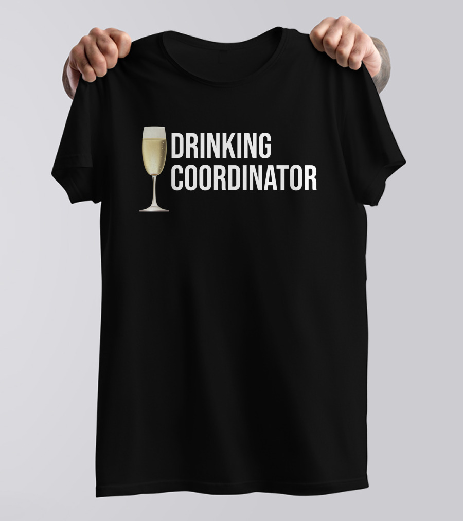 Drinking Coordinator Champaign Glass T-Shirt