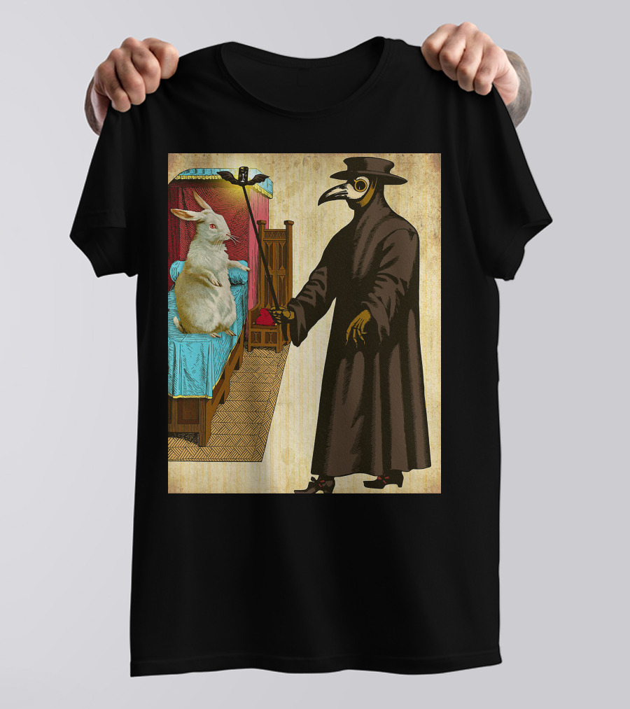 Easter Bunny Meets Plague Doctor T-Shirt