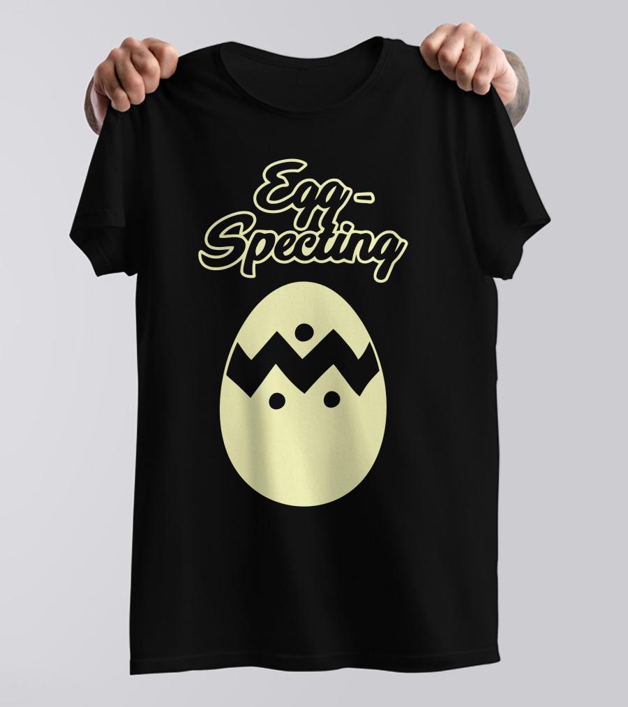 Egg-Specting Easter Egg With Zigzag T-Shirt
