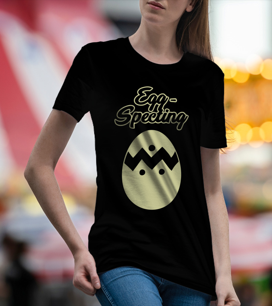Egg-Specting Easter Egg With Zigzag T-Shirt
