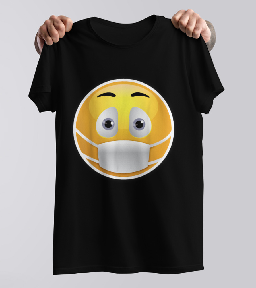 Face Medical Mask Emoji Surgical Health T-Shirt