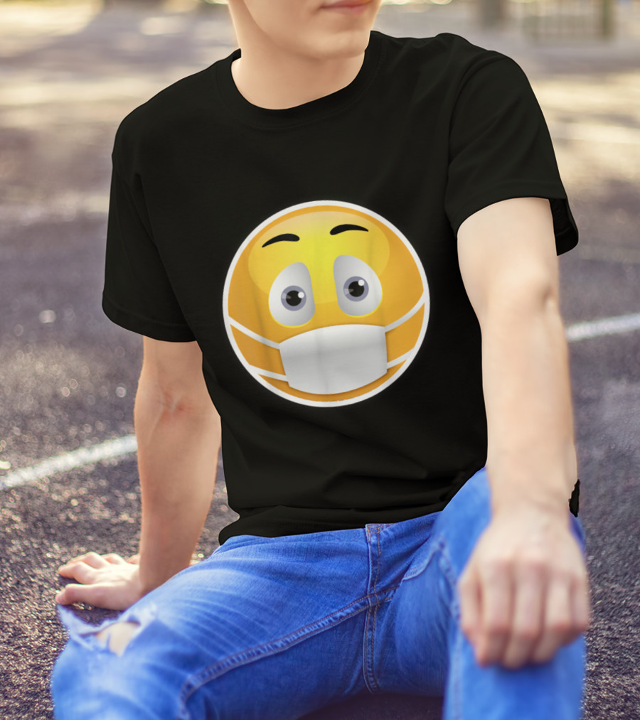 Face Medical Mask Emoji Surgical Health T-Shirt