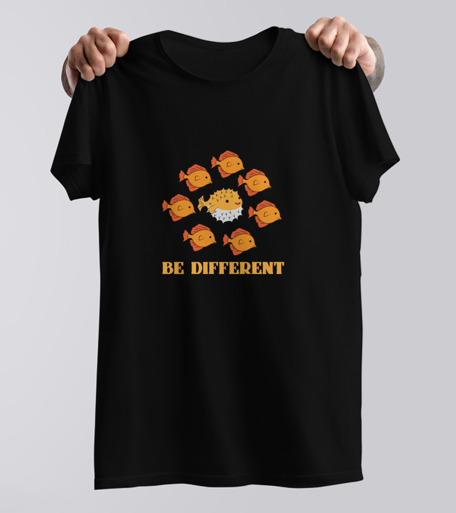 Fish Be Different Be Different Fish Among Goldfish T-Shirt