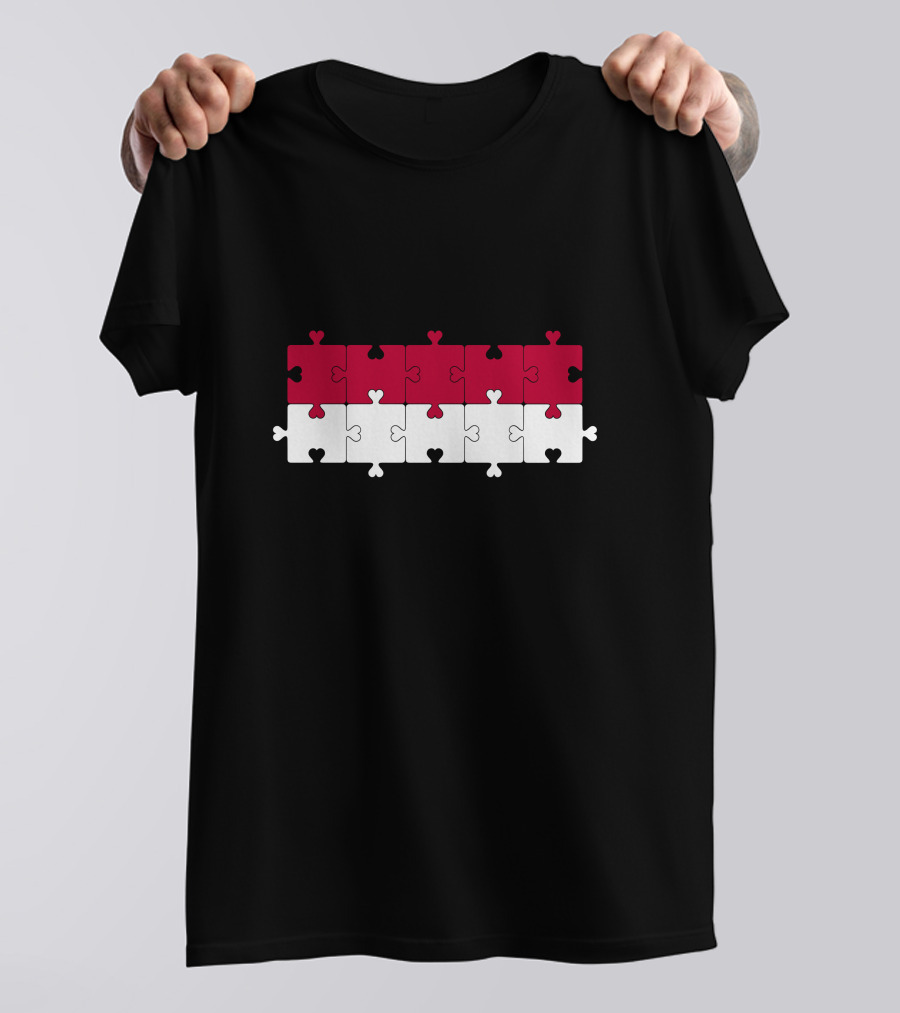 Flag Of Yemen Puzzle T-Shirt
