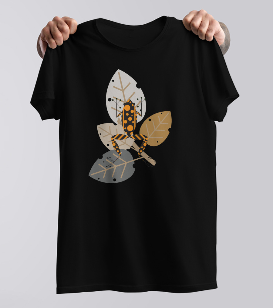 Flower Frog With Colorful Leaves T-Shirt