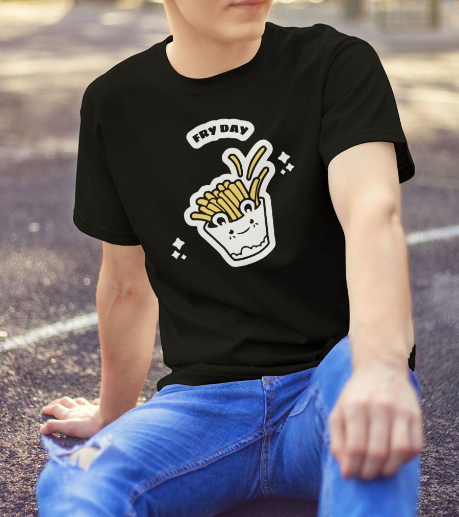 Fry Day Happy French Fries T-Shirt