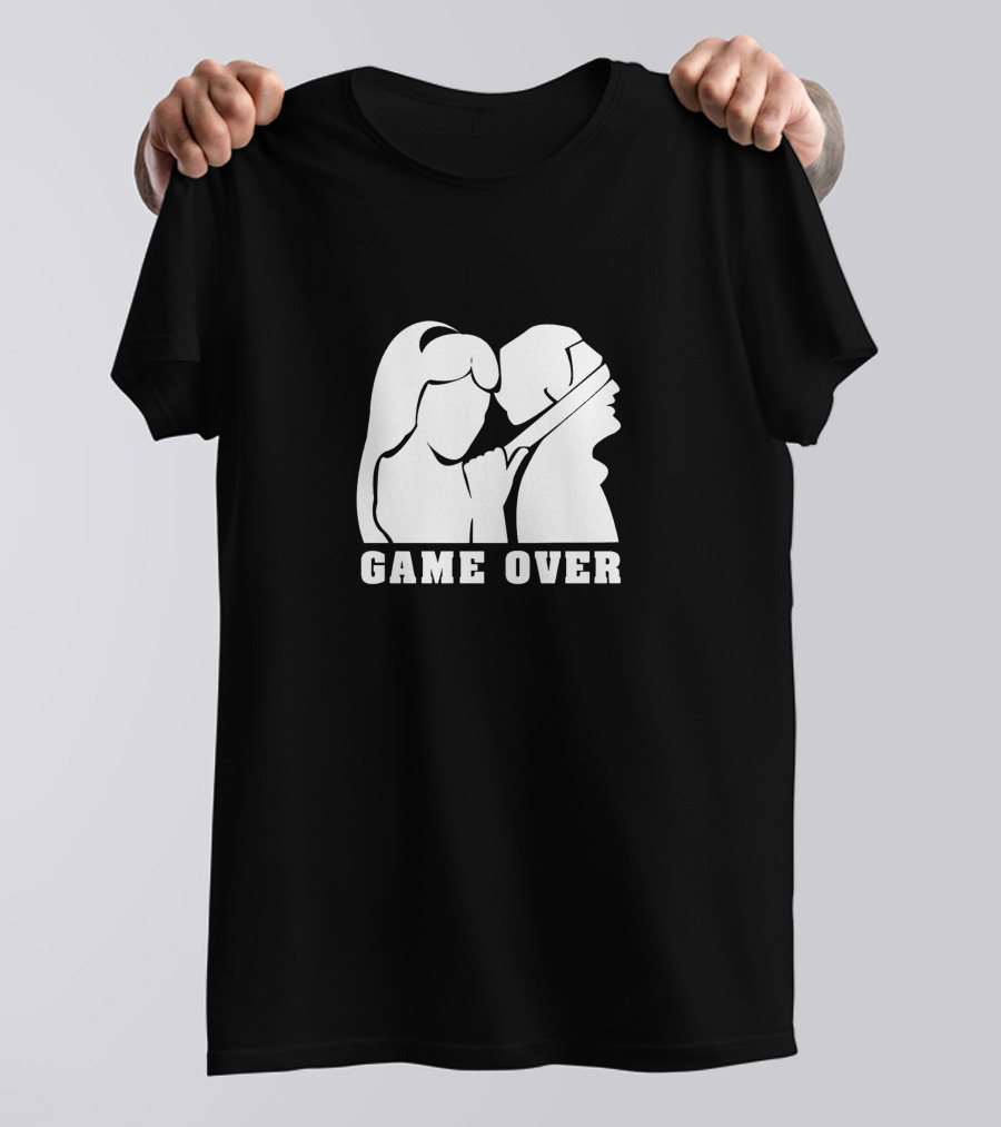 Game Over Fun Bachelor Party Humor T-Shirt