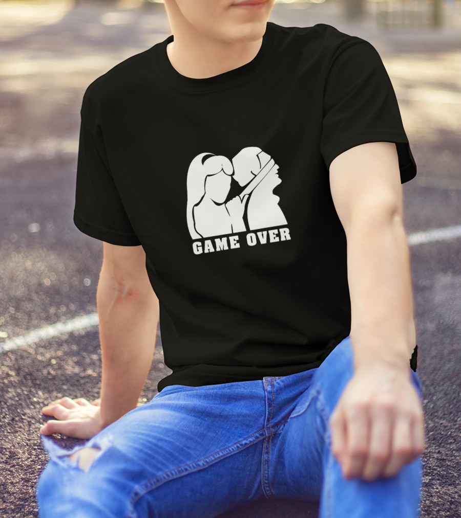 Game Over Fun Bachelor Party Humor T-Shirt