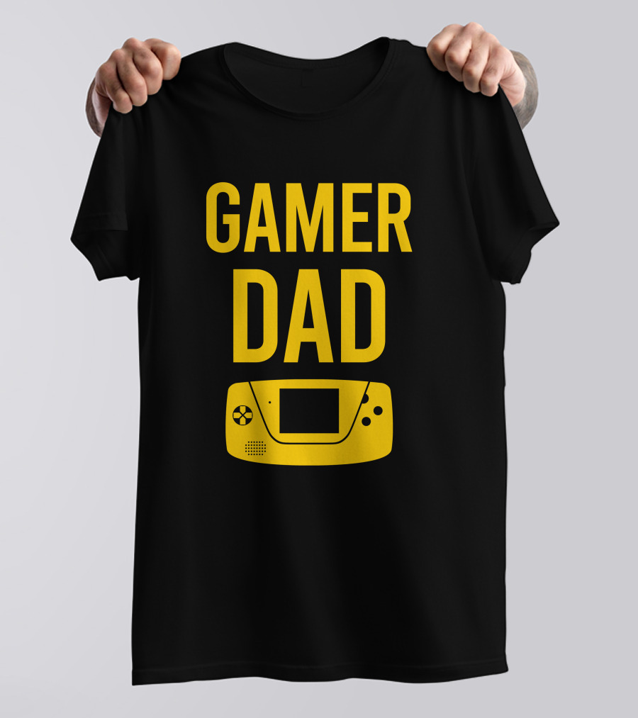 Gamer Dad Retro Handheld Console T-Shirt