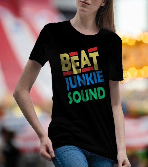 Beat Junkie Sound Humor Geek T-Shirt