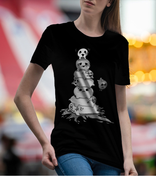 Little Things Next Ghostly Melting Marshmallow Stack T-Shirt