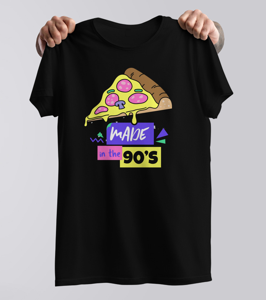 Made In The 90's Pizza Slice T-Shirt
