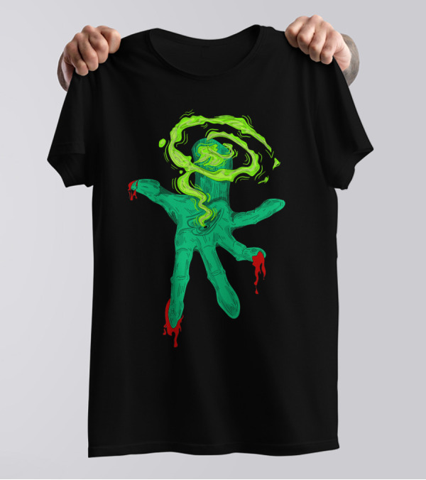Magic Hand Dripping Green Smoke T-Shirt