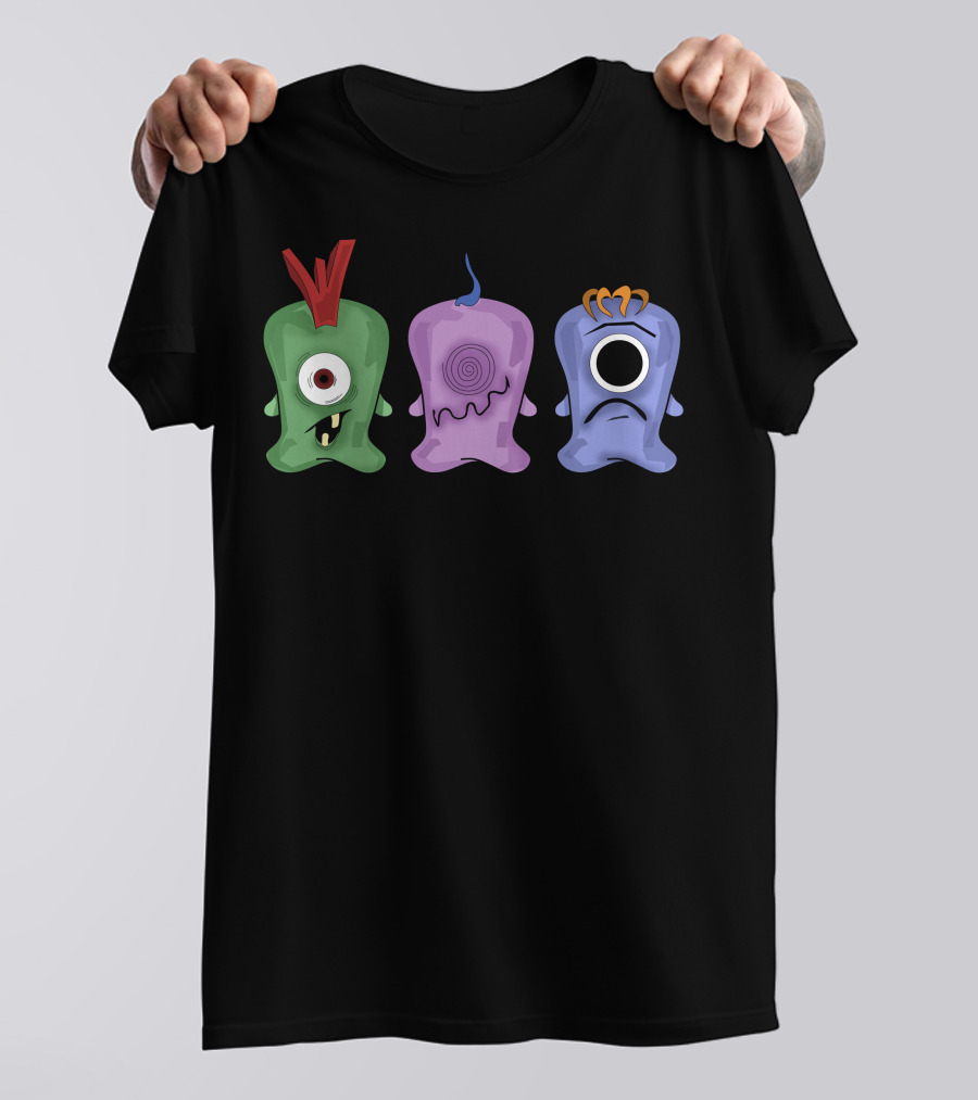 Mini Sweet Monsters Colorful Trio T-Shirt