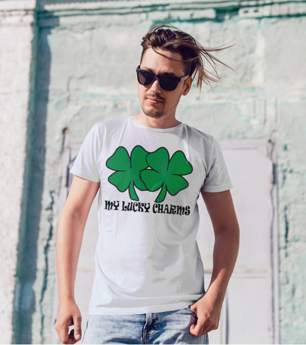 My Lucky Charms Green Shamrocks T-Shirt