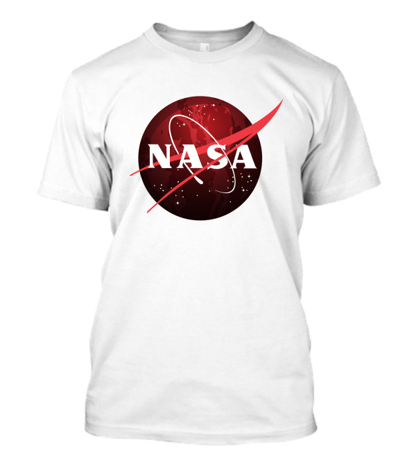 Nasa Red Planet Collaboration Mars Logo Spacescape T-Shirt