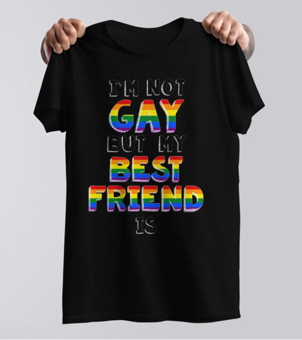 I'm Not Gay But My Best Friend Is T-Shirt