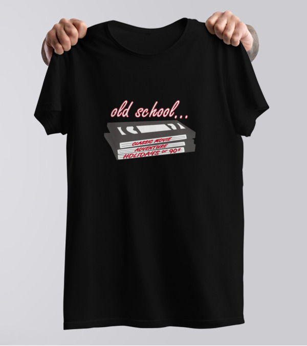 Old School Classic Movie Adventure Holidays Of 90s T-Shirt