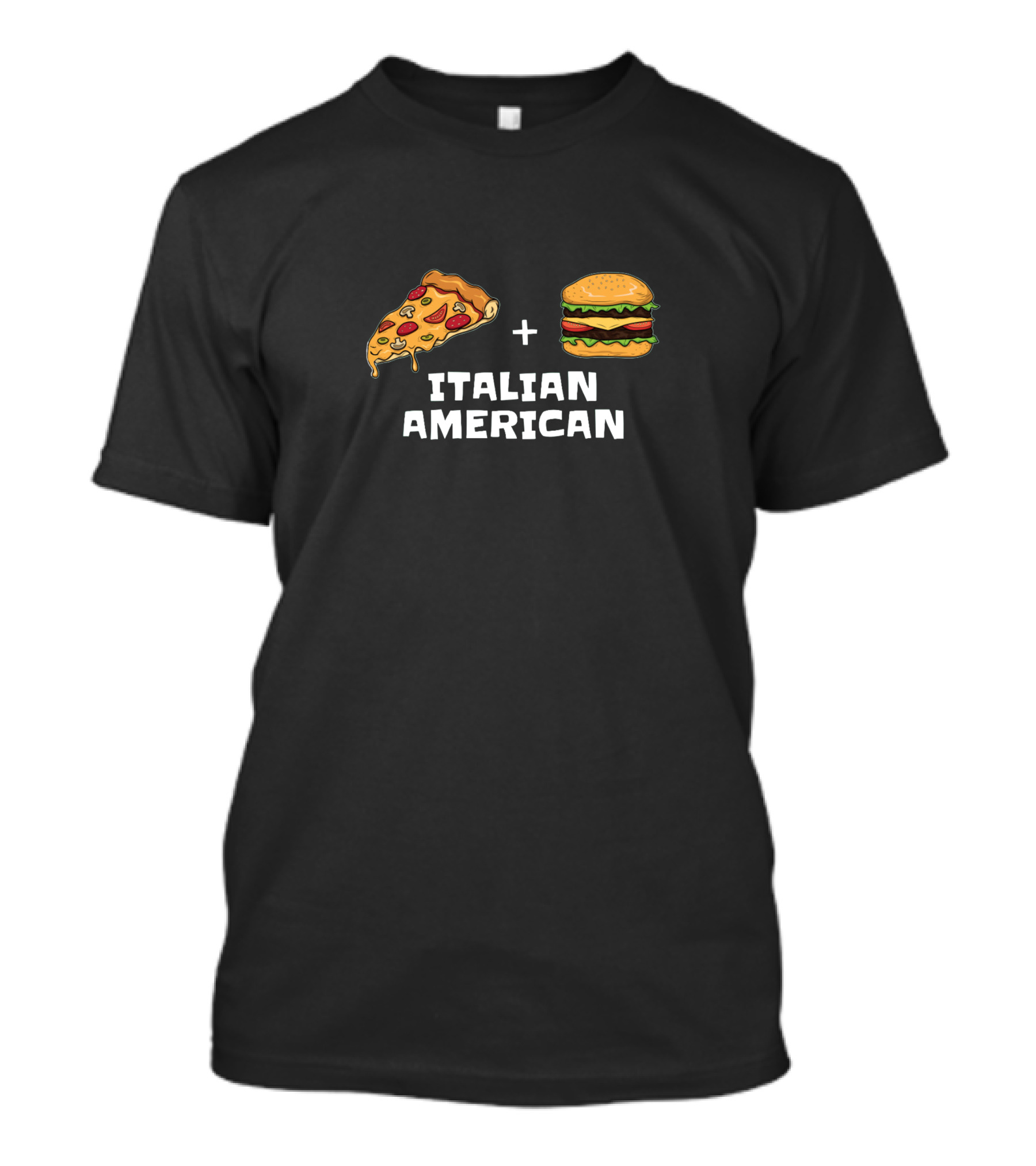 Pizza Hamburger Italian American USA T-Shirt