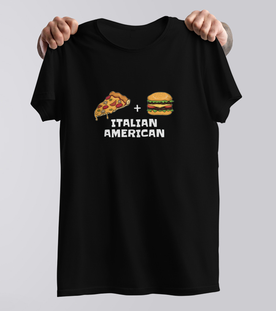 Pizza Hamburger Italian American USA T-Shirt