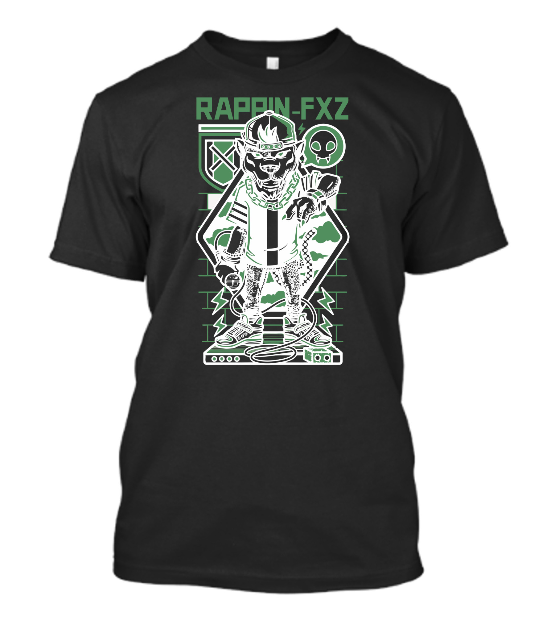 Rappin Fxz Street Style Electric Vibe Swagger T-Shirt