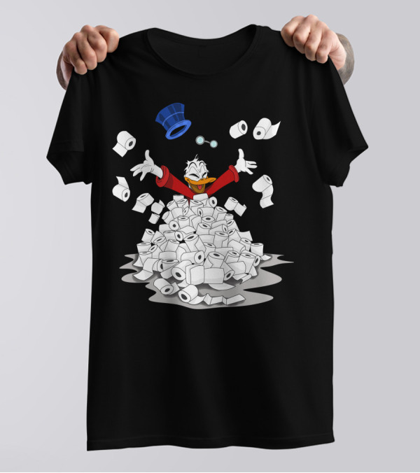 Rich Duck Toilet Paper Treasure T-Shirt
