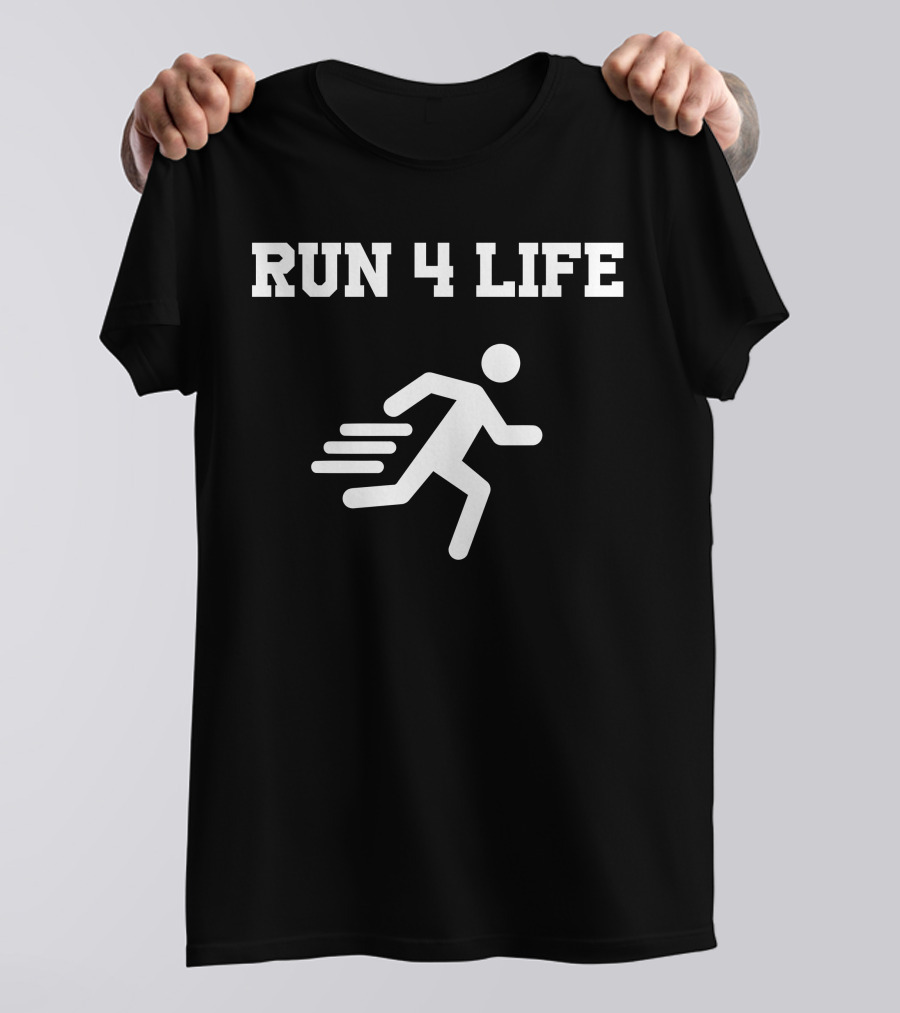 RUN 4 LIFE Running Stick Figure T-Shirt