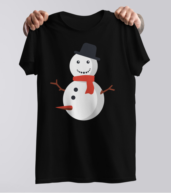 Snowman Goes Crazy With Playful Festive Humor T-Shirt