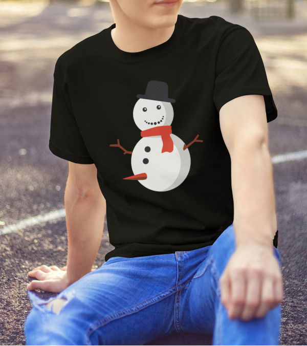 Snowman Goes Crazy With Playful Festive Humor T-Shirt