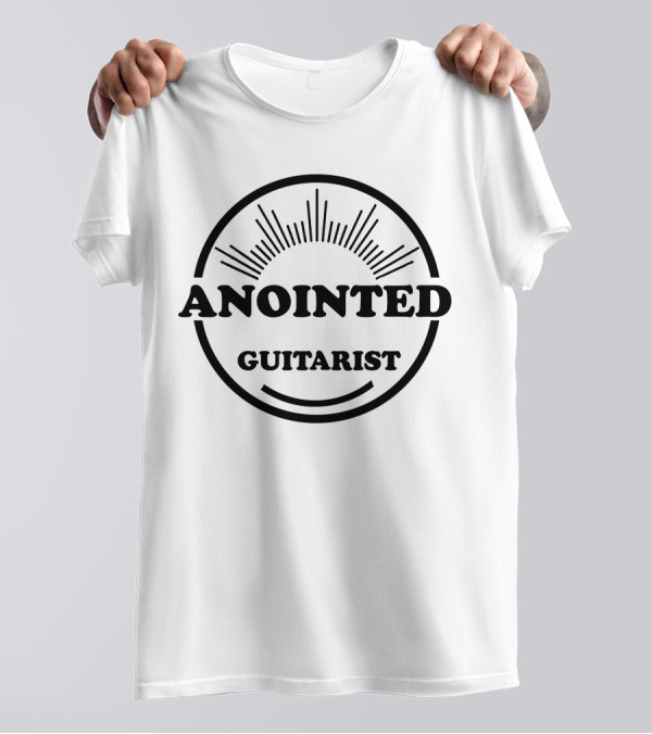 ANOINTED GUITARIST Sunburst Circle T-Shirt