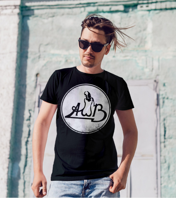 AWB Average White Band Retro Logo Circle T-Shirt