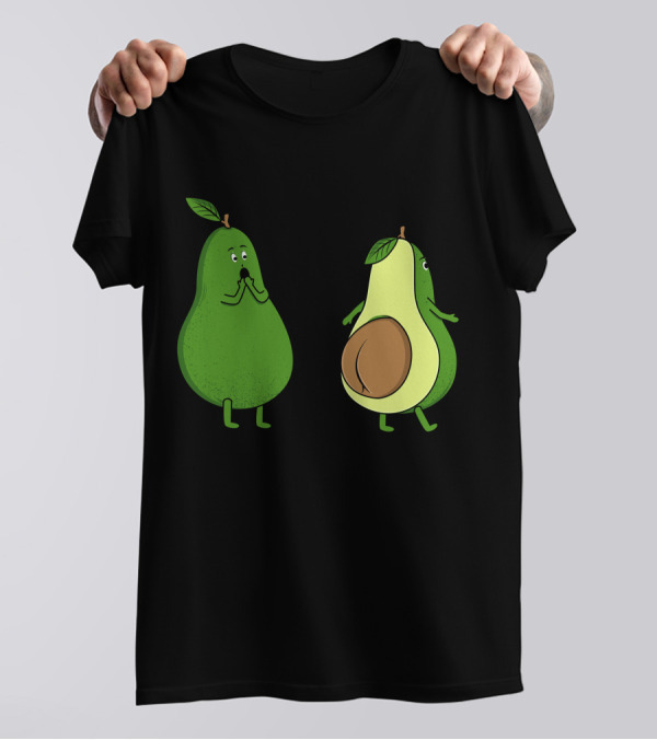 Avocado Surprise Reaction With Cut Half T-Shirt