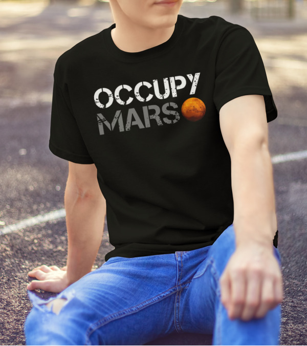 Occupy Mars Awesome Mars Iconic T-Shirt
