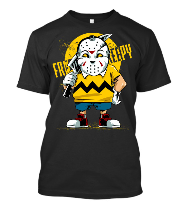 Freaky Creepy Badboy Charlie Mask Crossover T-Shirt
