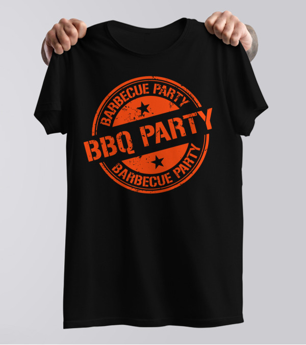 BBQ Party Barbecue Party Vintage Stamp T-Shirt