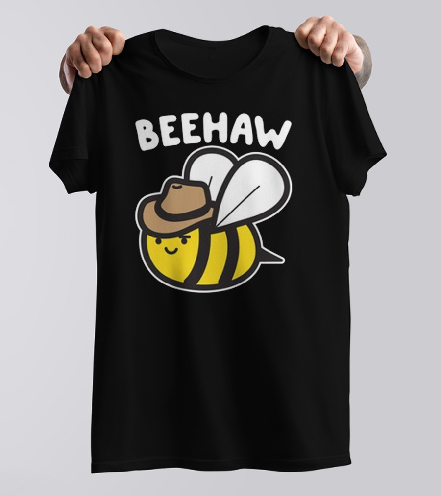 Beehaw Cowboy Bee With Hat T-Shirt