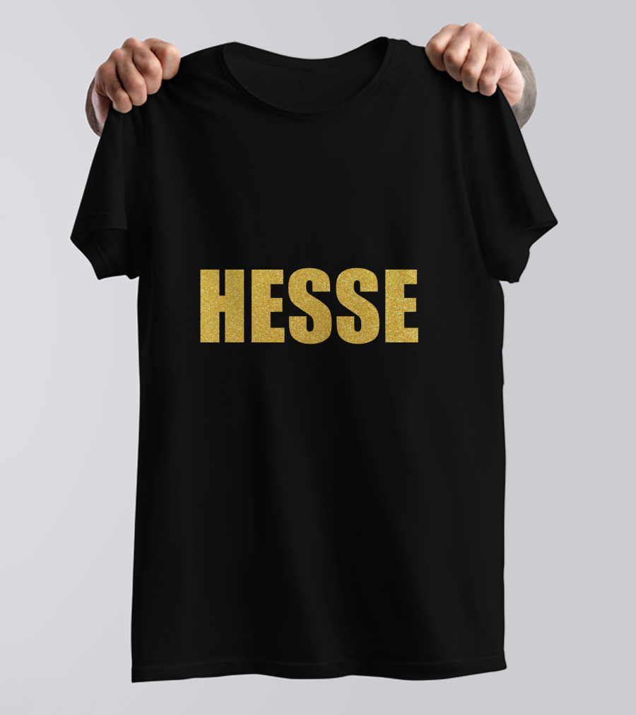 Hesse Quality Premium Hermann Hesse Gold Text T-Shirt