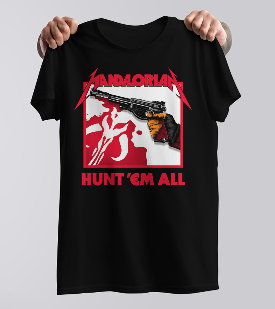 Mandalorian Hunt 'Em All Blaster T-Shirt