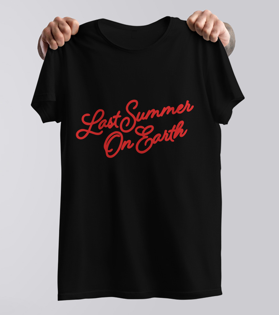 Last Summer On Earth Red Script T-Shirt