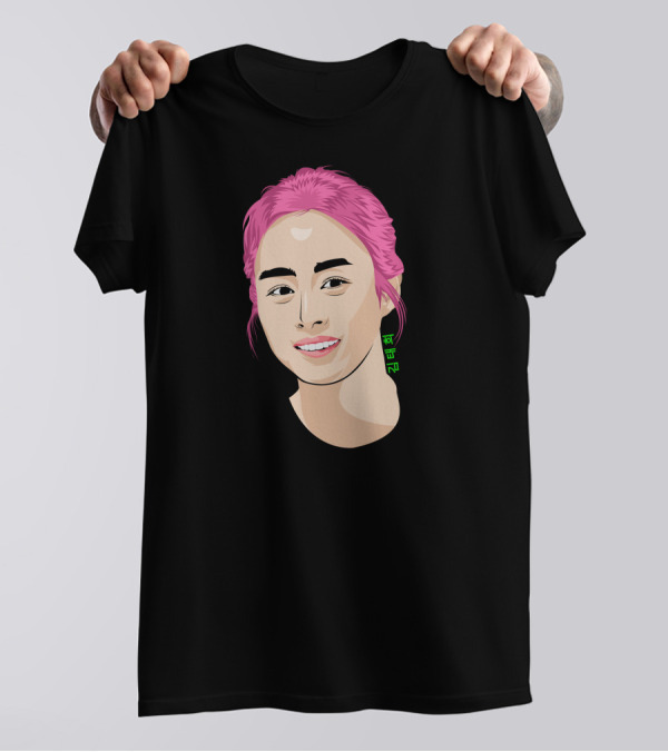 I Vexel Art Kim Tae Hee Pink Hair T-Shirt