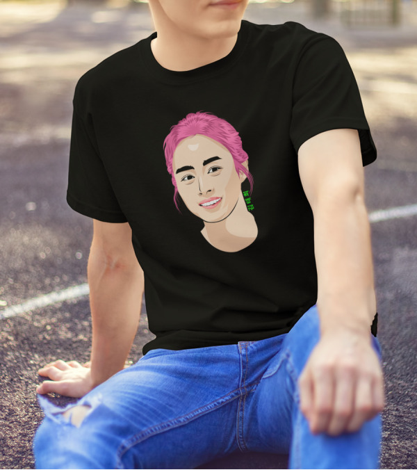 I Vexel Art Kim Tae Hee Pink Hair T-Shirt