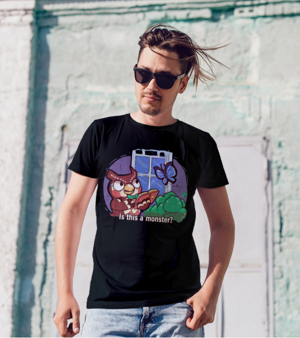Is This A Monster Blathers Owl With Book And Butterfly At Window T-Shirt