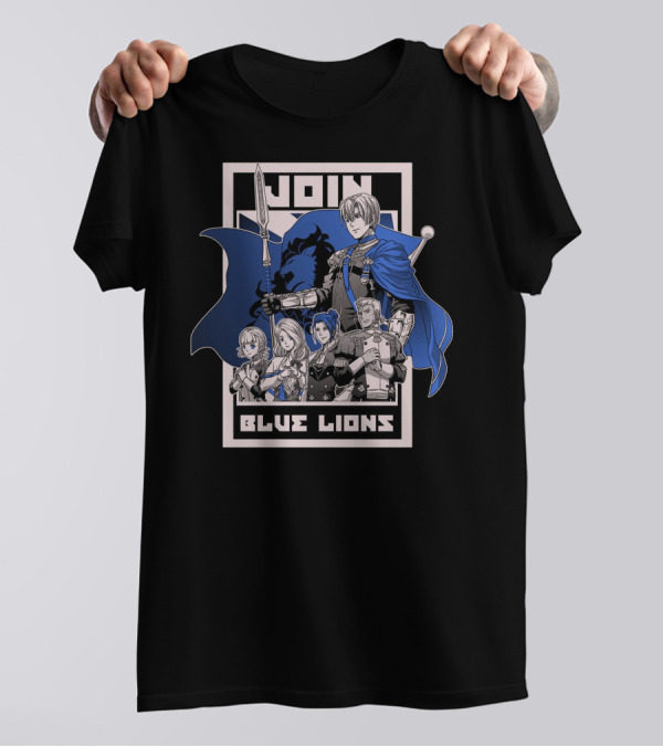 Join Blue Lions Dimitri Fire Emblem Three Houses T-Shirt