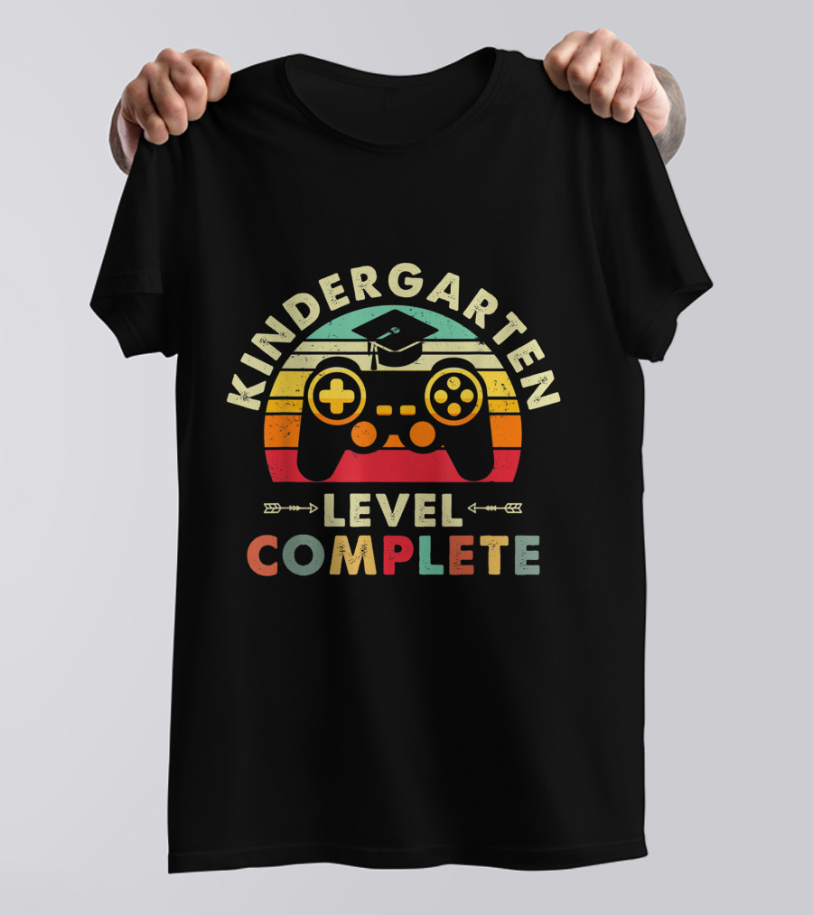 Kindergarten Graduation Level Complete Video Game Controller T-Shirt