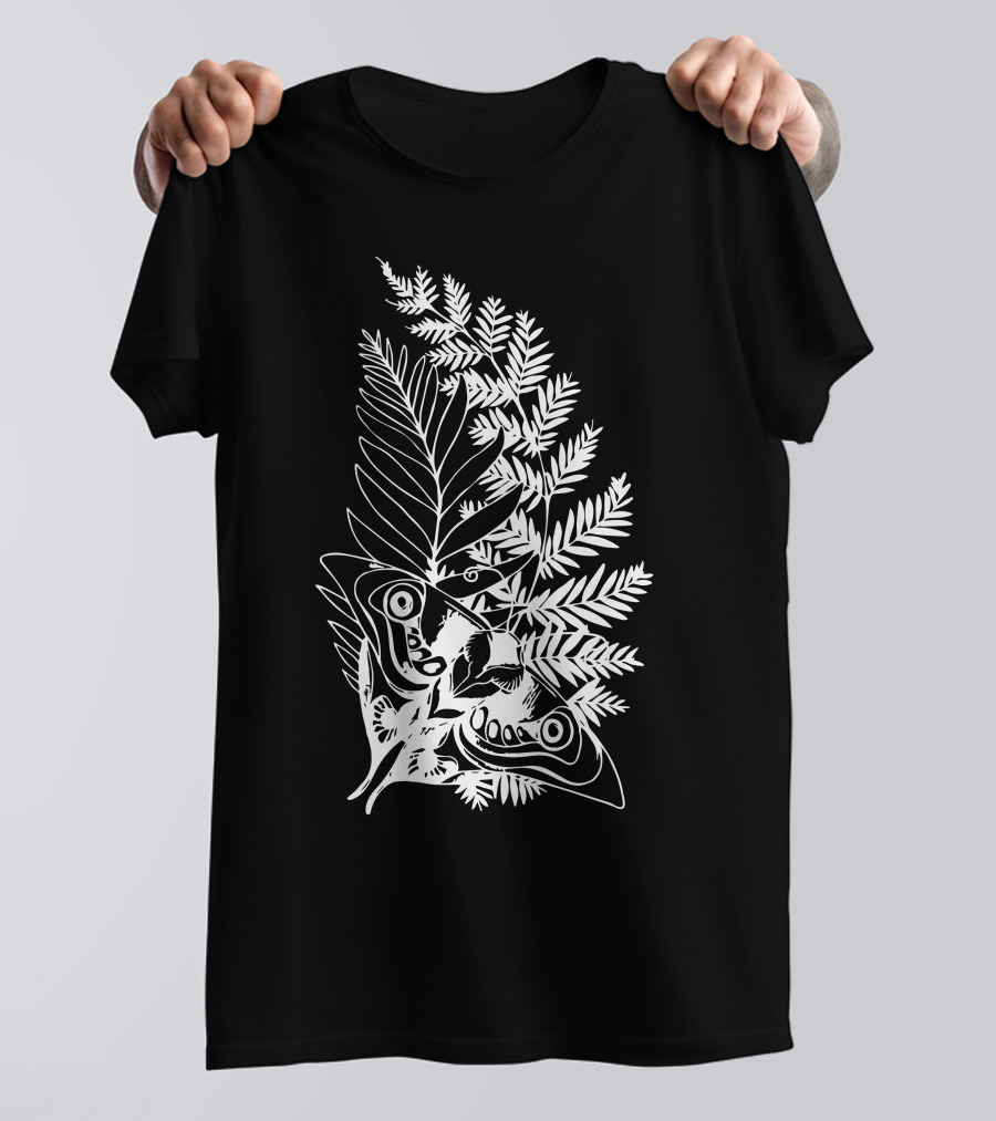 The Last Of Us Fern And Butterfly Motif T-Shirt