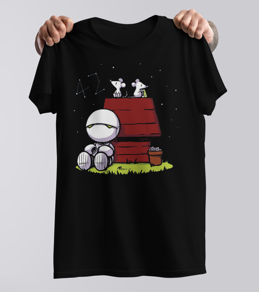 Life Don Marvin Snoopy House 42 Constellation T-Shirt